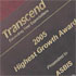 ASBIS Received Highest Growth Award from Transcend ASBIS Received Highest Growth Award from Transcend