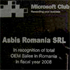 ASBIS Romania Awarded for Largest Sales of Microsoft OEM Products ASBIS Romania Awarded for Largest Sales of Microsoft OEM Products